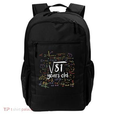 Funny 9 Year Old Birthday Square Root Of 81 Math Backpack