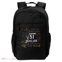 Funny 9 Year Old Birthday Square Root Of 81 Math Backpack thumb 0