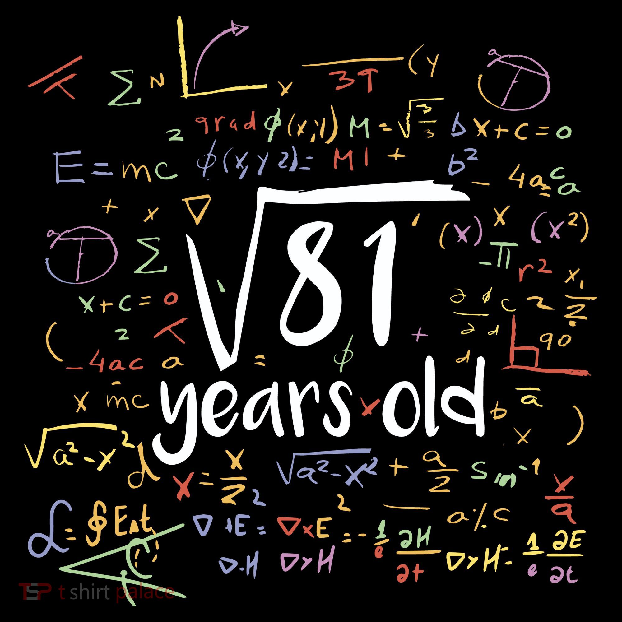 Funny 9 Year Old Birthday Square Root Of 81 Math Coaster
