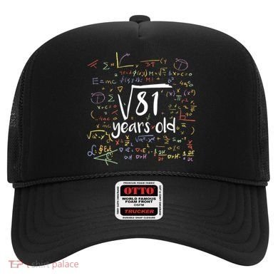 Funny 9 Year Old Birthday Square Root Of 81 Math Hat