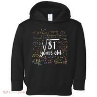 Funny 9 Year Old Birthday Square Root Of 81 Math Toddler Hoodie thumb 0