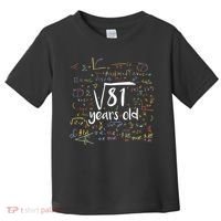Funny 9 Year Old Birthday Square Root Of 81 Math Toddler T-Shirt thumb 0