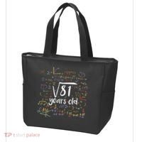 Funny 9 Year Old Birthday Square Root Of 81 Math Tote Bag thumb 3