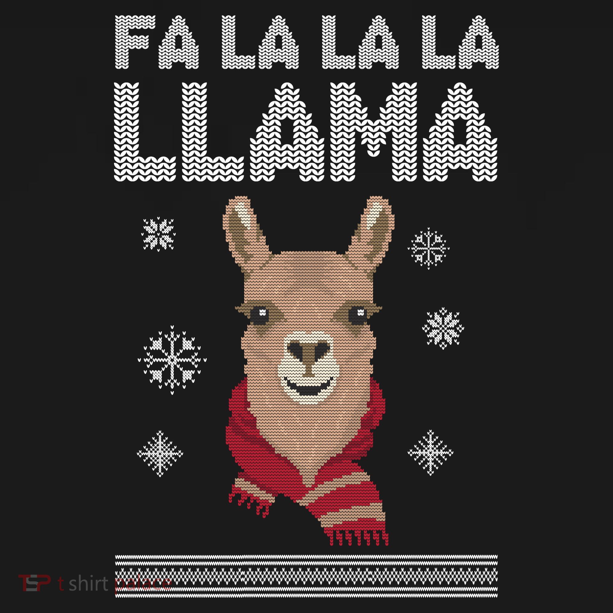 Fa La La La Llama Ugly Christmas Sweater Sustainable Bucket Hat