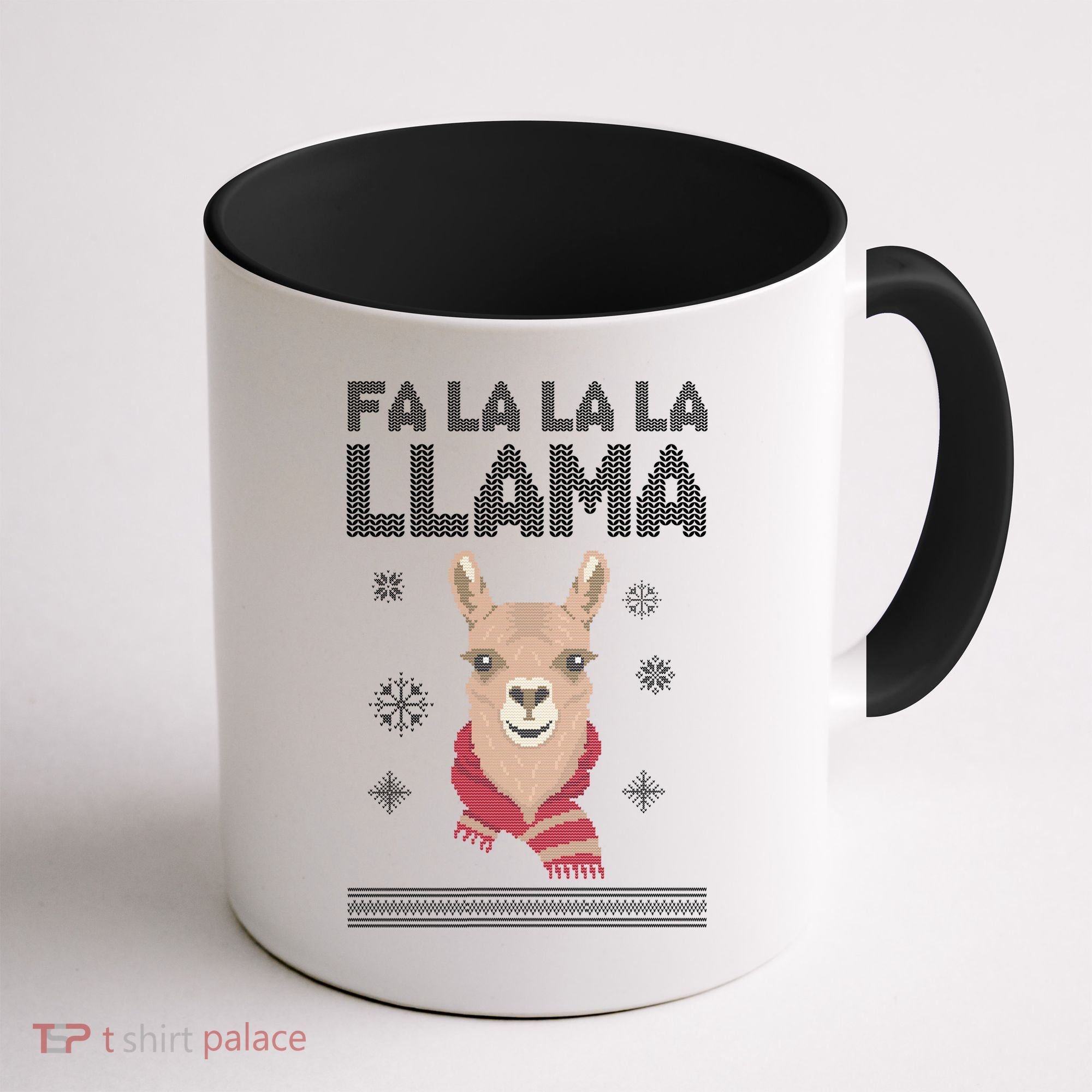 Fa La La La Llama Ugly Christmas Sweater Coffee Mug