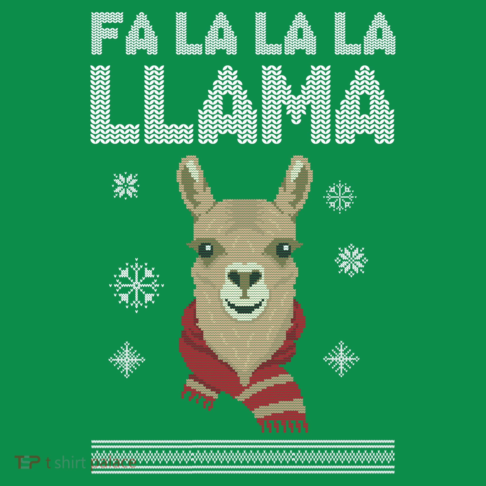 Fa La La La Llama Ugly Christmas Sweater Toddler T-Shirt