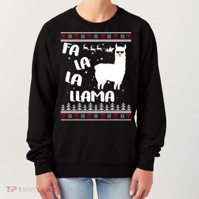 Fa La La Llama Ugly Christmas Women's Sweatshirt