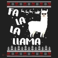 Fa La La Llama Ugly Christmas Women's Sweatshirt thumb 2