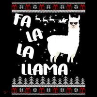 Fa La La Llama Ugly Christmas Coffee Mug thumb 5
