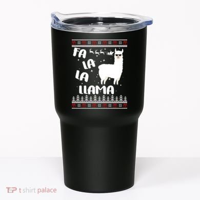 Fa La La Llama Ugly Christmas Tumbler