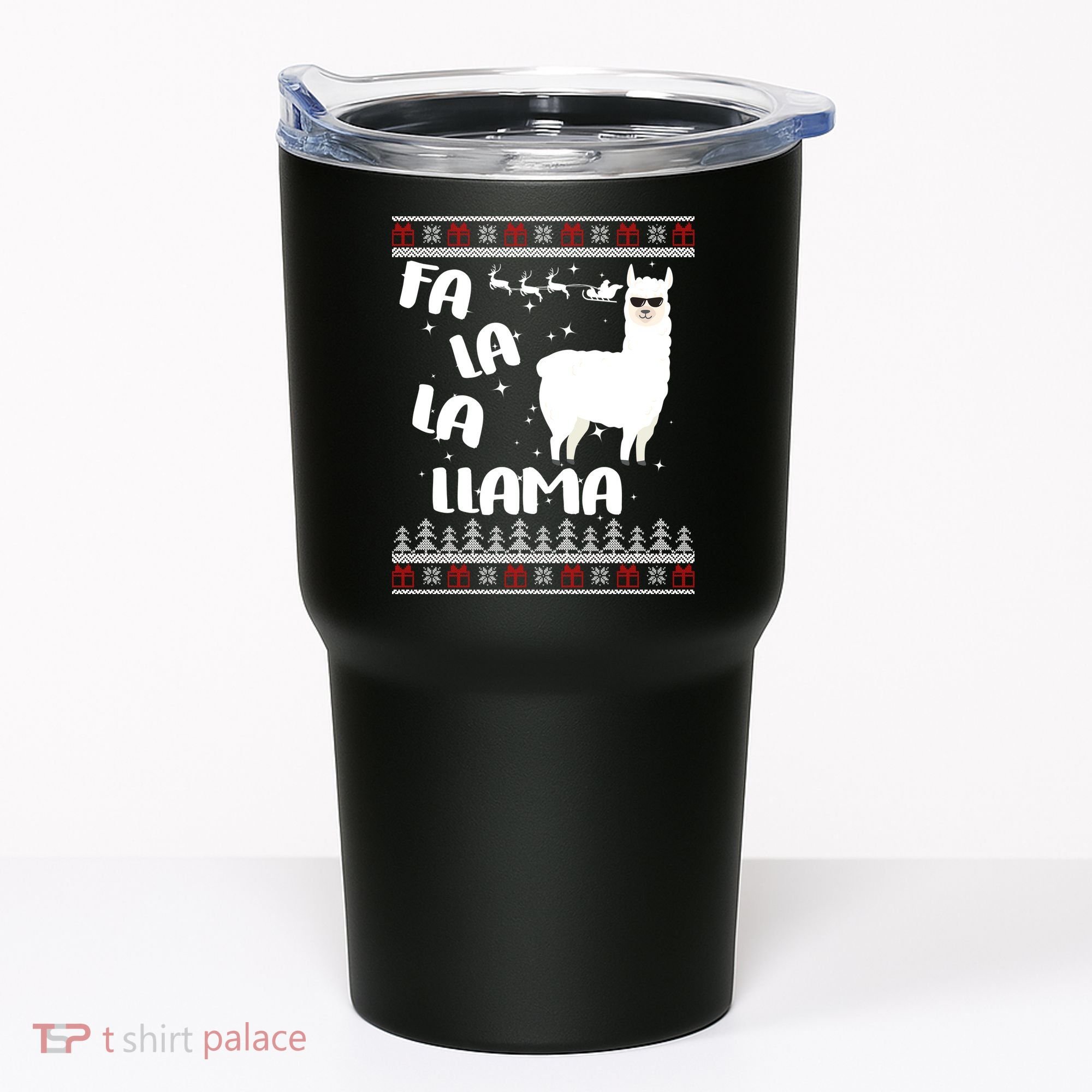 Fa La La Llama Ugly Christmas Tumbler