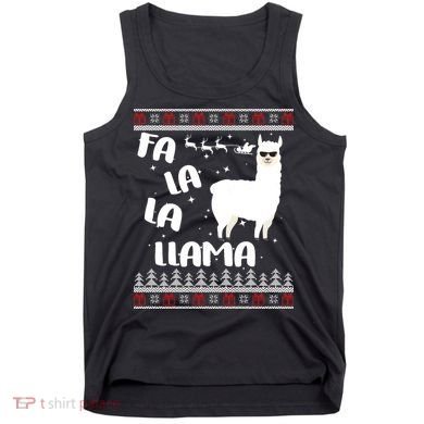 Fa La La Llama Ugly Christmas Tank Top