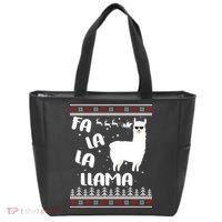 Fa La La Llama Ugly Christmas Tote Bag thumb 0