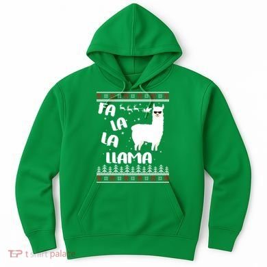 Fa La La Llama Ugly Christmas Hoodie