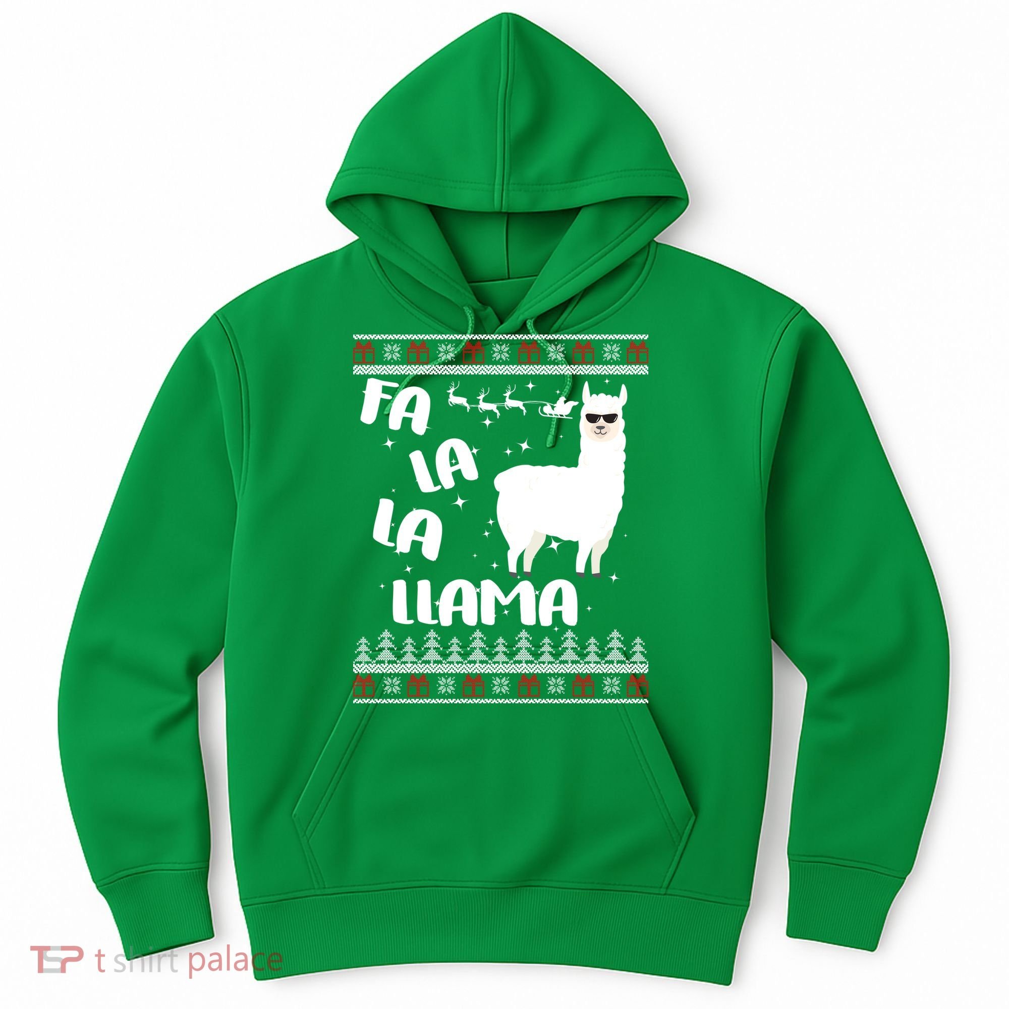 Fa La La Llama Ugly Christmas Hoodie