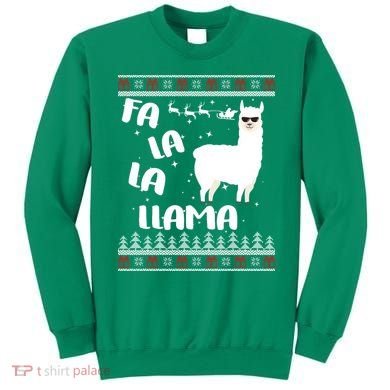 Fa La La Llama Ugly Christmas Sweatshirt