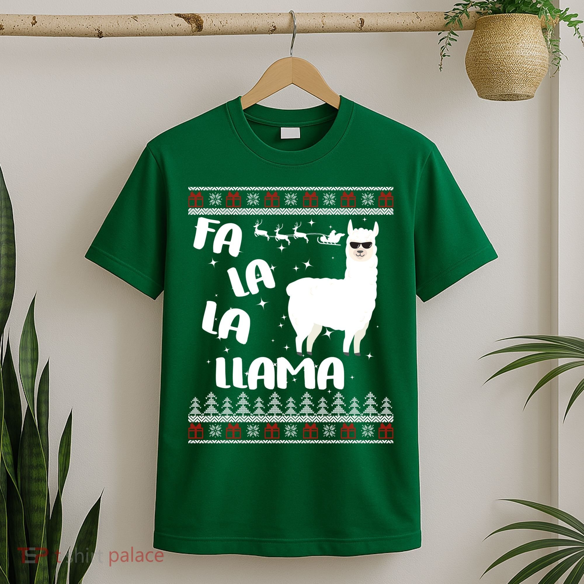 Fa La La Llama Ugly Christmas T-Shirt