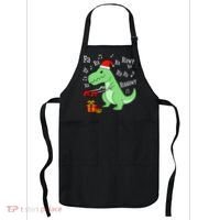Fa Ra Ra Rawr Christmas T-Rex Presents Apron thumb 0