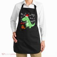 Fa Ra Ra Rawr Christmas T-Rex Presents Apron thumb 2