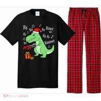 Fa Ra Ra Rawr Christmas T-Rex Presents Pajama Set thumb 0