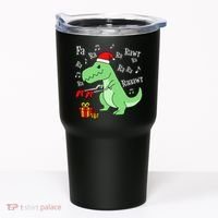 Fa Ra Ra Rawr Christmas T-Rex Presents Tumbler thumb 0