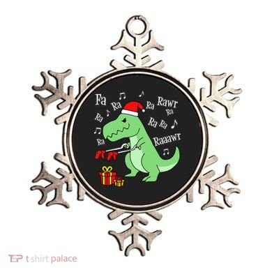 Fa Ra Ra Rawr Christmas T-Rex Presents Ornament