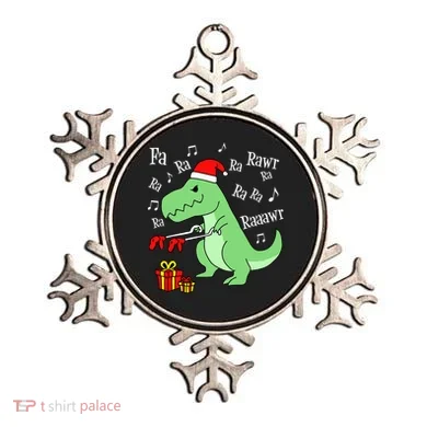Fa Ra Ra Rawr Christmas T-Rex Presents Ornament