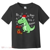 Fa Ra Ra Rawr Christmas T-Rex Presents Toddler T-Shirt thumb 0