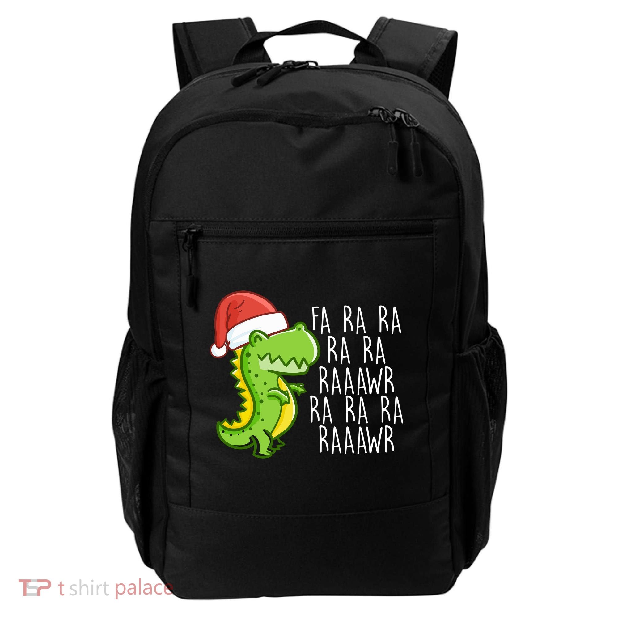 Fa Ra Ra Rawr Dinosaur Christmas Backpack