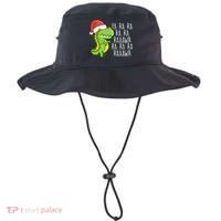 Fa Ra Ra Rawr Dinosaur Christmas Bucket Hat thumb 0