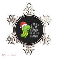 Fa Ra Ra Rawr Dinosaur Christmas Ornament thumb 0