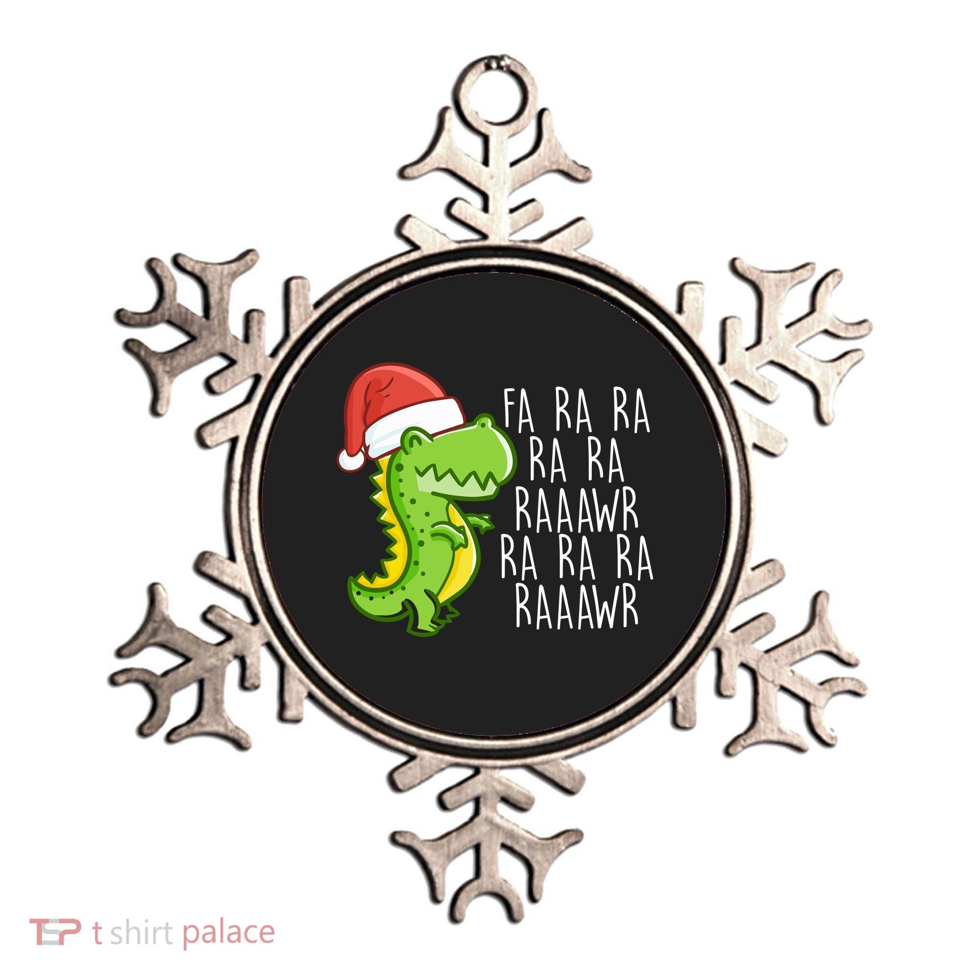 Fa Ra Ra Rawr Dinosaur Christmas Ornament