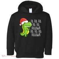 Fa Ra Ra Rawr Dinosaur Christmas Toddler Hoodie thumb 0