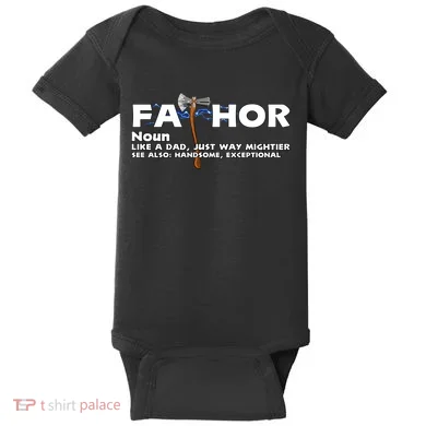 Fa-Thor Definition Baby Bodysuit