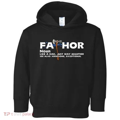 Fa-Thor Definition Toddler Hoodie