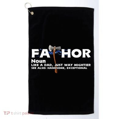 Fa-Thor Definition Golf Towel