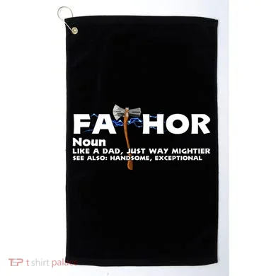 Fa-Thor Definition Golf Towel