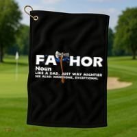 Fa-Thor Definition Golf Towel thumb 1