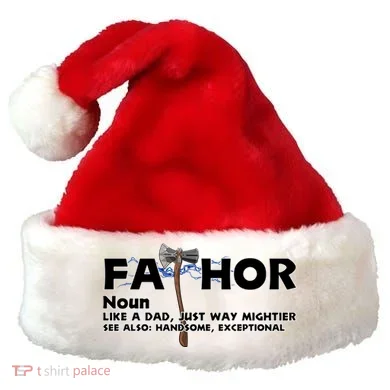 Fa-Thor Definition Santa Hat