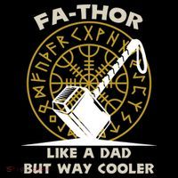Fa-Thor Like a Dad But Way Cooler Backpack thumb 2