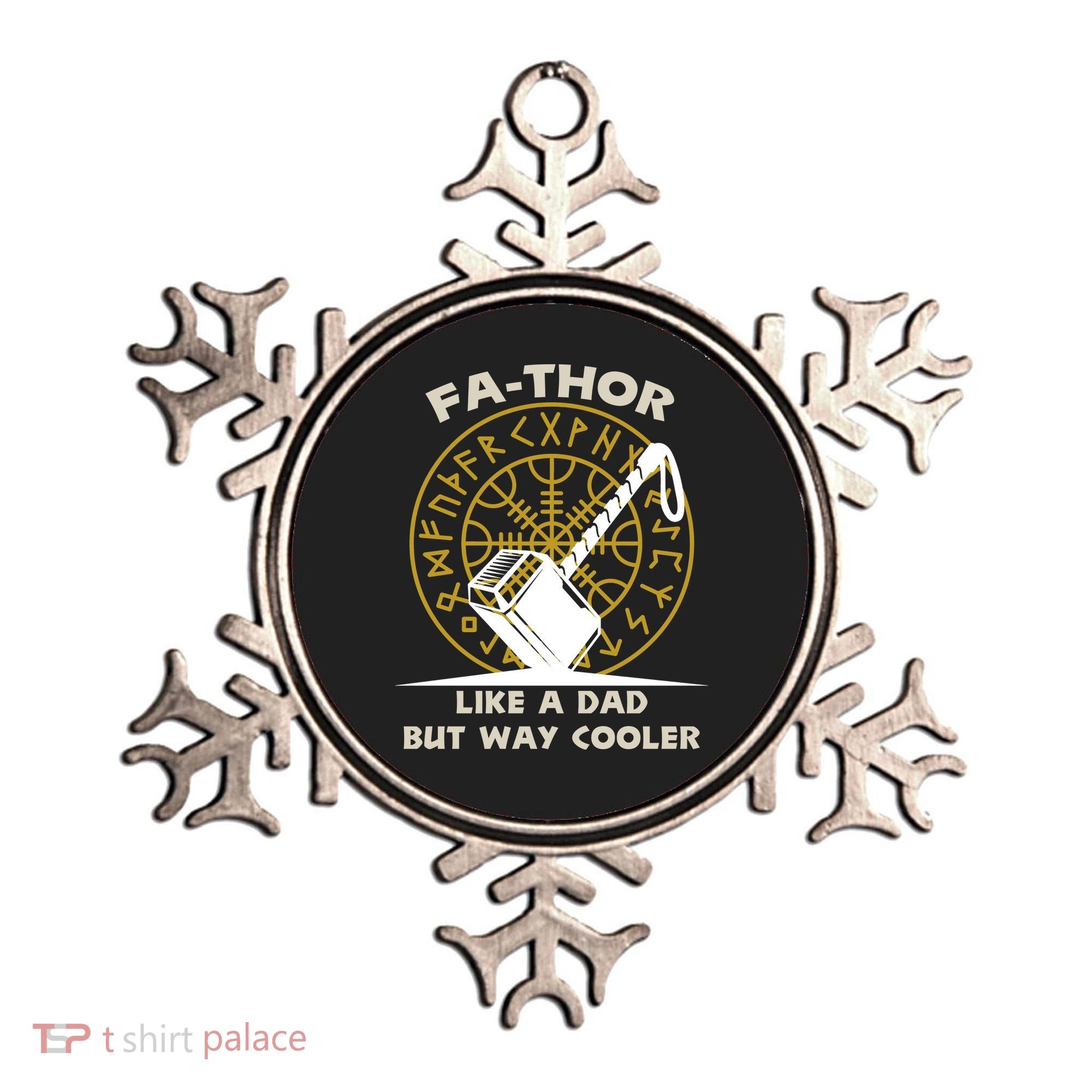 Fa-Thor Like a Dad But Way Cooler Ornament