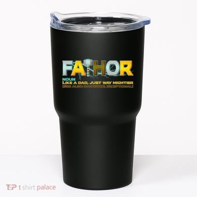 Fa-Thor Mighty Dad Lightning Tumbler