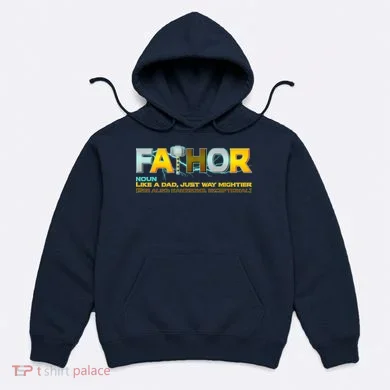 Fa-Thor Mighty Dad Lightning Hoodie