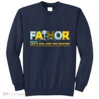 Fa-Thor Mighty Dad Lightning Sweatshirt thumb 0