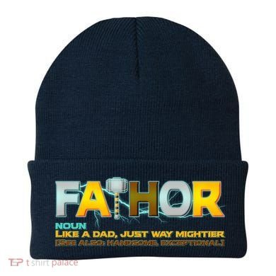 Fa-Thor Mighty Dad Lightning Beanie