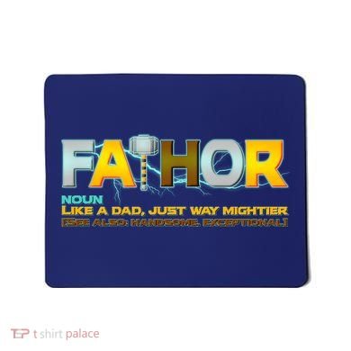 Fa-Thor Mighty Dad Lightning Mousepad