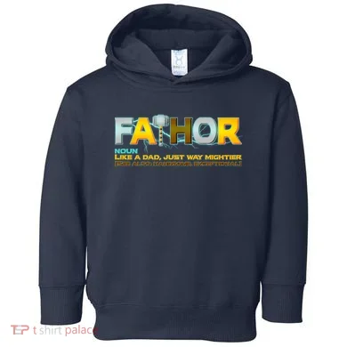 Fa-Thor Mighty Dad Lightning Toddler Hoodie
