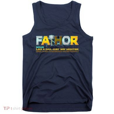 Fa-Thor Mighty Dad Lightning Tank Top