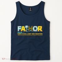 Fa-Thor Mighty Dad Lightning Tank Top thumb 2