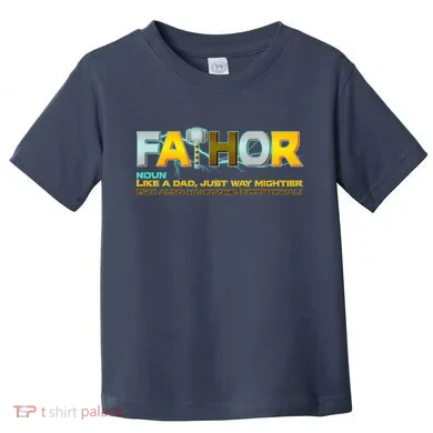 Fa-Thor Mighty Dad Lightning Toddler T-Shirt